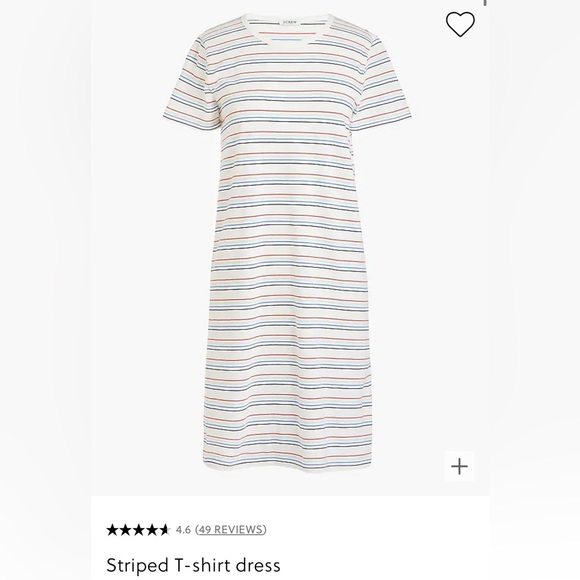 Striped J Crew Factory Dress - Picture 1 of 3
